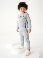 Baker by Ted Baker (0-6yrs) Quilted Sweater and Jogger Set - Image 5 of 10