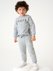 Baker by Ted Baker (0-6yrs) Quilted Sweater and Jogger Set - Image 6 of 10