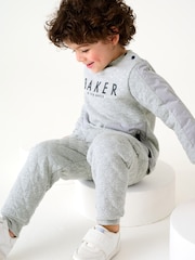 Baker by Ted Baker (0-6yrs) Quilted Sweater and Jogger Set - Image 8 of 10