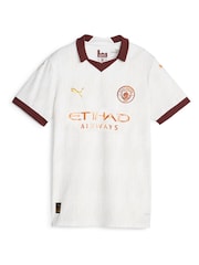 Puma White Manchester City Away Replica 23/24 Womens Football Shirt - Image 6 of 7