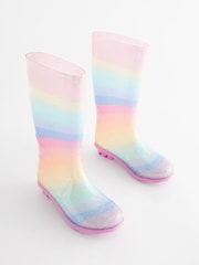 Rainbow Glitter Wellies - Image 1 of 6