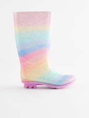 Rainbow Glitter Wellies - Image 2 of 6