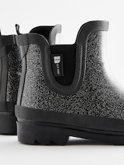 Black Glitter Chelsea Wellies - Image 5 of 5