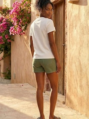 Roman White Floral Applique T-Shirt - Image 2 of 4