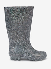 Silver Glitter Wellies - Image 1 of 4