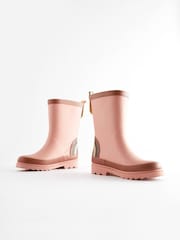 Pastel Pink Rainbow Back Buckle Wellies - Image 3 of 5