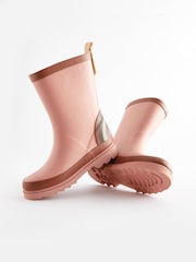 Pastel Pink Rainbow Back Buckle Wellies - Image 4 of 5