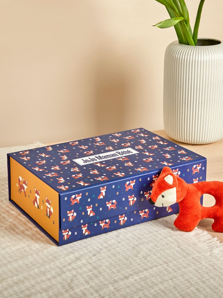 JoJo Maman Bébé Navy Fox Gift Box - Image 1 of 3