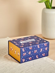 JoJo Maman Bébé Navy Fox Small Gift Box - Image 1 of 3