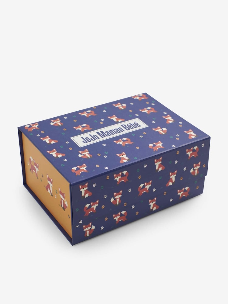JoJo Maman Bébé Navy Fox Small Gift Box - Image 3 of 3