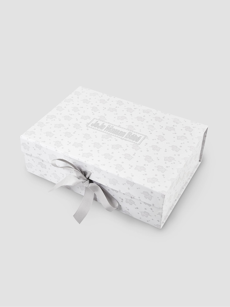 JoJo Maman Bébé Grey Star Gift Box - Image 1 of 3