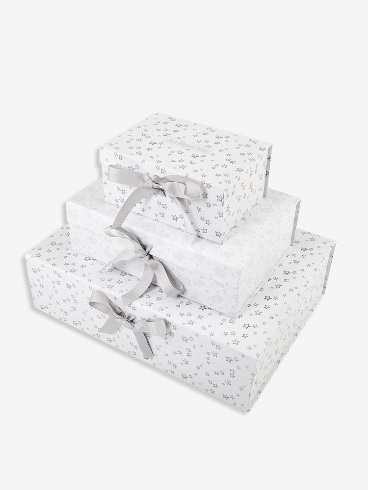 JoJo Maman Bébé Grey Star Gift Box - Image 2 of 3
