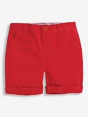 JoJo Maman Bébé Red Twill Chino Shorts - Image 4 of 4