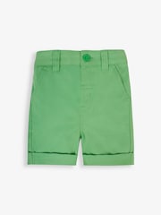 JoJo Maman Bébé Green Twill Chino Shorts - Image 1 of 2