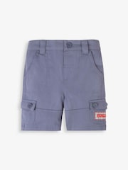 JoJo Maman Bébé Indigo Twill Shorts - Image 1 of 1