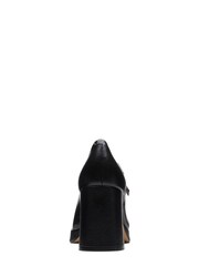 Clarks Black Leather Patema Strap Shoes - Image 6 of 7