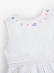 Dekliška obleka s cvetličnim potiskom JoJo Maman Bébé - Slika 4 iz 4