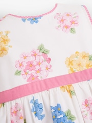 JoJo Maman Bébé White Hydrangea Party Dress - Image 5 of 6