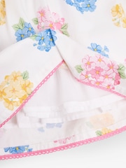 JoJo Maman Bébé White Hydrangea Party Dress - Image 6 of 6