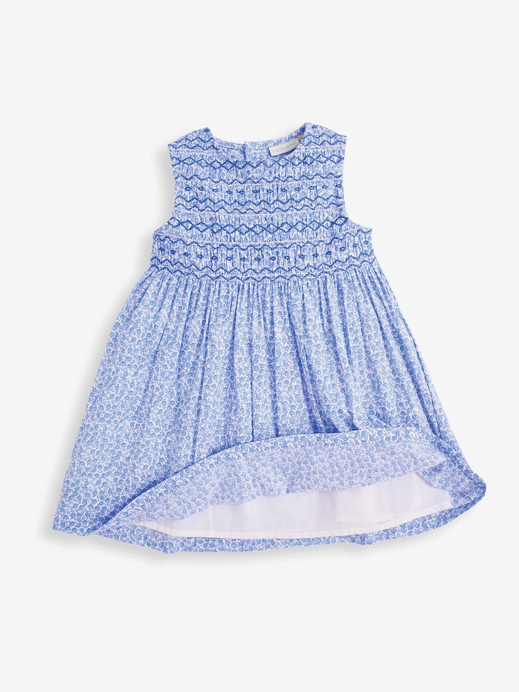 JoJo Maman Bébé שמלת סמוקי פרחונית - Image 4 of 6