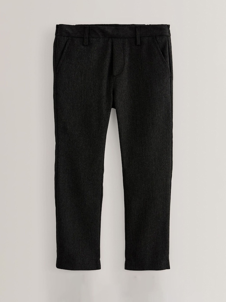 Black School Formal Stretch Pull-On Waist Skinny Trousers (3-17yrs) - Image 1 of 4