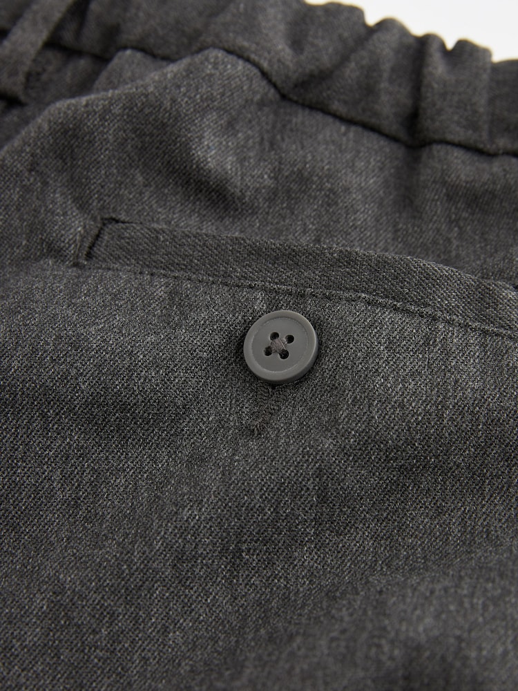Gris - Pantalones pitillo elásticos de vestir para el colegio  (3 - 17 años) - Imagen 4 de 4