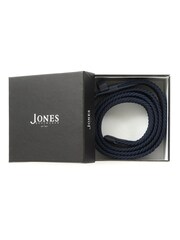 Jones Bootmaker Mens Blue Upton Park Braided Belt - Image 3 of 3