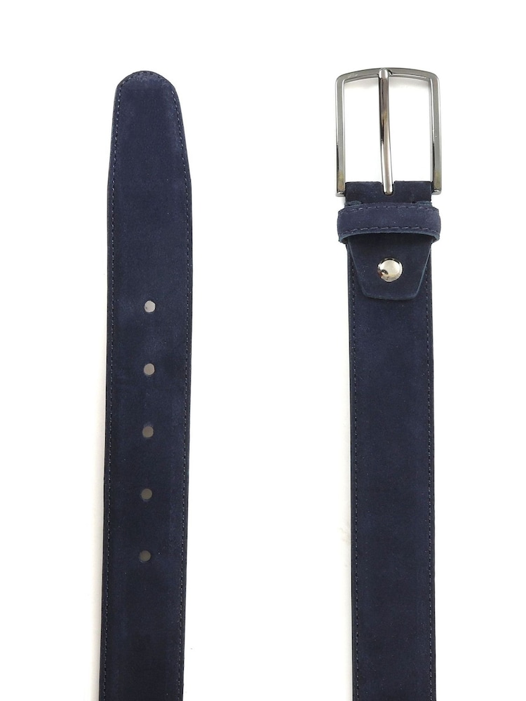 Jones Bootmaker Mens Upney Suede Leather Belt - Image 2 of 3