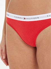 Tommy Hilfiger Red Icon 2.0 Thongs - Image 4 of 8