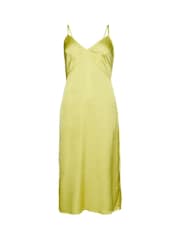 Superdry Green Studios Satin Cami Midi Dress - Image 7 of 7