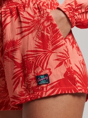 Superdry Orange Vintage Beach Playsuit - Image 4 of 7