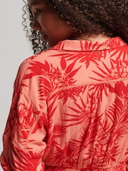 Superdry Orange Vintage Beach Playsuit - Image 5 of 7