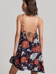 Superdry Blue Vintage Mini Beach Cami Dress - Image 2 of 6