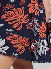 Superdry Blue Vintage Mini Beach Cami Dress - Image 5 of 6