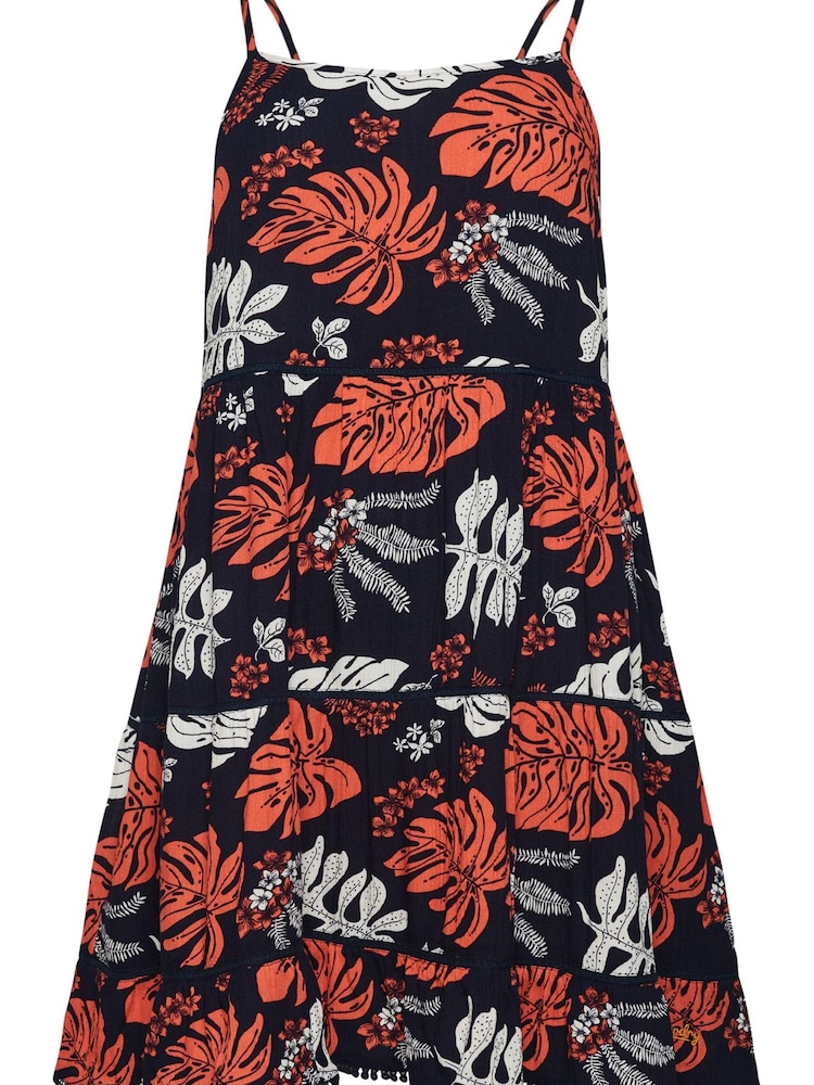 Superdry Blue Vintage Mini Beach Cami Dress - Image 6 of 6