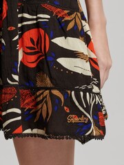 Superdry Black Vintage Mini Beach Cami Dress - Image 6 of 7