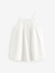 Светло-бежевый - топ на бретелях с халтером Superdry Vintage - Изображение 7 из 7