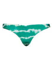 Superdry Tie Dye Green Code Bikini Bottoms - Image 5 of 5