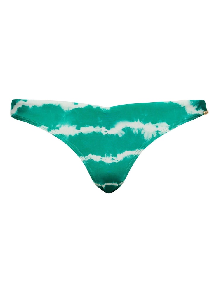 Superdry Tie Dye Green Code Bikini Bottoms - Image 5 of 5