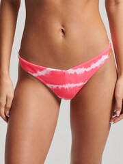 Superdry Tie Dye Pink Code Bikini Top - Image 2 of 7