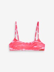 Superdry Tie Dye Pink Code Bikini Top - Image 7 of 7