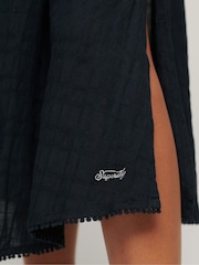 Superdry Eclipse Navy Vintage Long Halter Cami Dress - Image 6 of 7