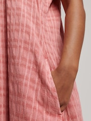 Superdry Desert Sand Pink Vintage Long Halter Cami Dress - Image 6 of 7