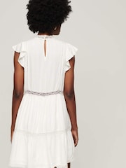 Blanc - Robe Dentelle mix Superdry Studios - Image 2 of 6