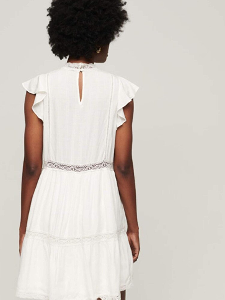 Blanc - Robe Dentelle mix Superdry Studios - Image 2 of 6