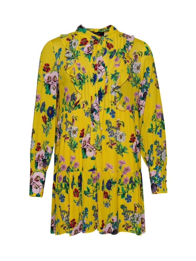 Superdry Bright Pop Floral Yellow Studios Off Duty Mini Dress - Image 7 of 7
