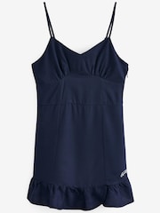 Superdry Blue Vintage Cami Mini Dress - Image 1 of 1