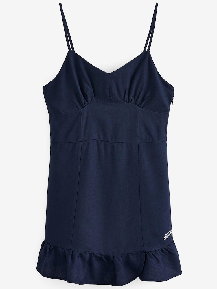 Superdry Blue Vintage Cami Mini Dress - Image 1 of 1