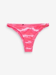 Superdry Tie Dye Pink Code Bikini Bottoms - Image 6 of 6