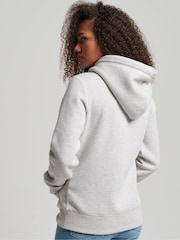 Superdry Grey Vintage Logo Embroidered Hoodie - Image 2 of 6